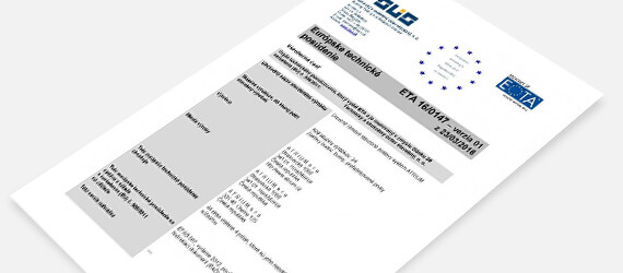 Európska certifikácia na konštrukčný systém ATRIUM