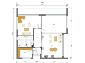 drevodom bungalov 105