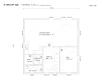 pôdorys 1.NP Tera 173