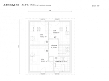 pôdorys 2.NP Alfa 150