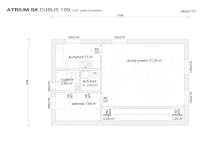 pôdorys 1.NP Cubus 109