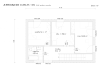 pôdorys 2.NP Cubus 109