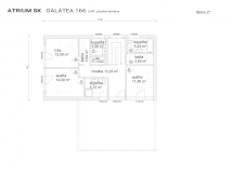 pôdorys 2.NP Galatea 166