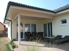 Pohľad na terasu domu